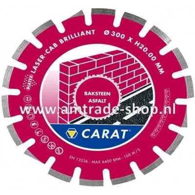 CARAT LASER ASFALT BRILLIANT - CAB Ø300mm 